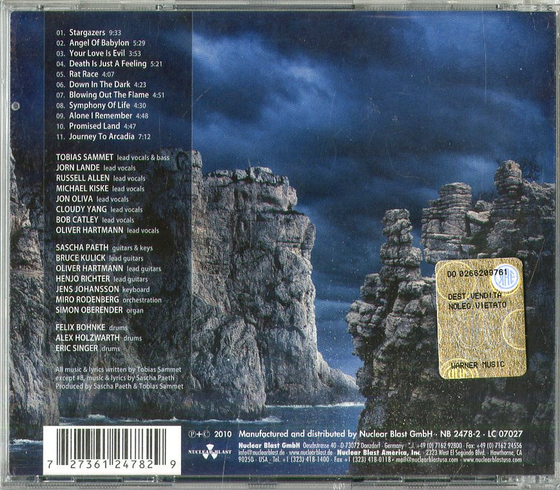 Avantasia - Angel Of Babylon Cd 0727361247829