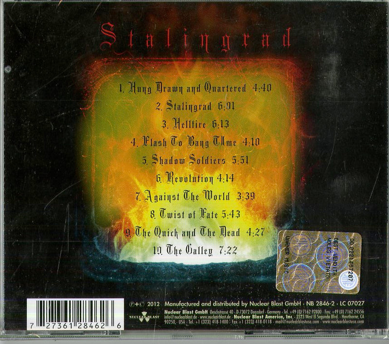 Accept - Stalingrad Cd 0727361284626