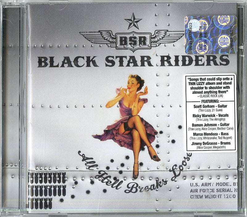 Black Star Riders - All Hell Breaks Loose Cd 0727361306922