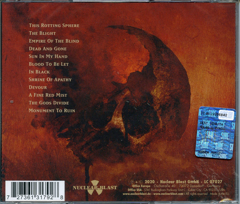 Heathen - Empire Of The Blind Cd 0727361317928
