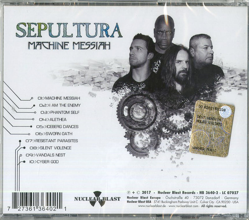 Sepultura - Machine Messiah Cd 0727361364021