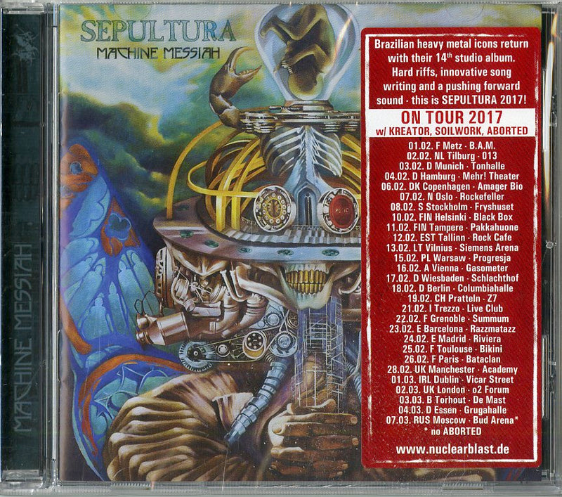 Sepultura - Machine Messiah Cd 0727361364021