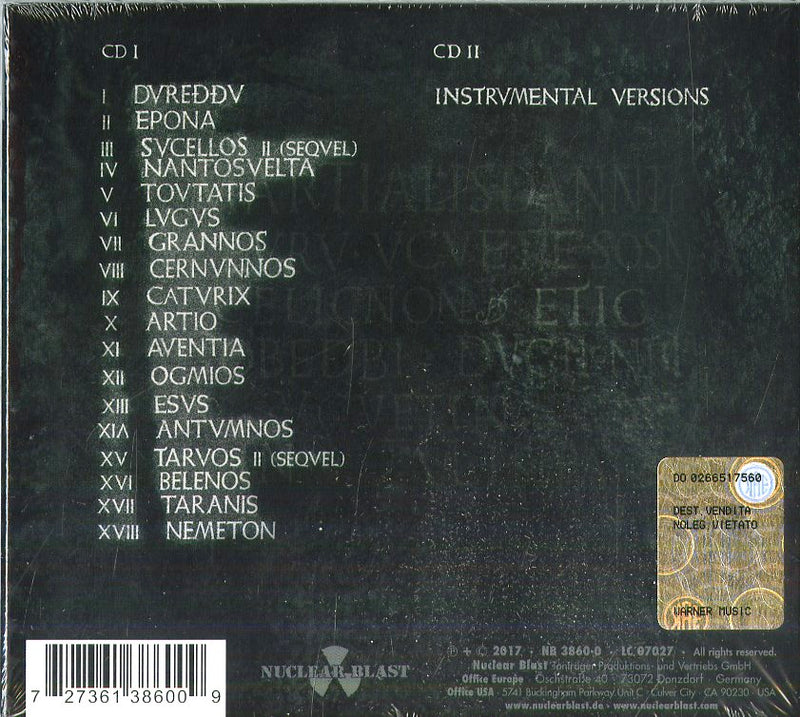 Eluveitie - Evocation Ii Pantheon (2 Cd Digipak) Cd 0727361386009