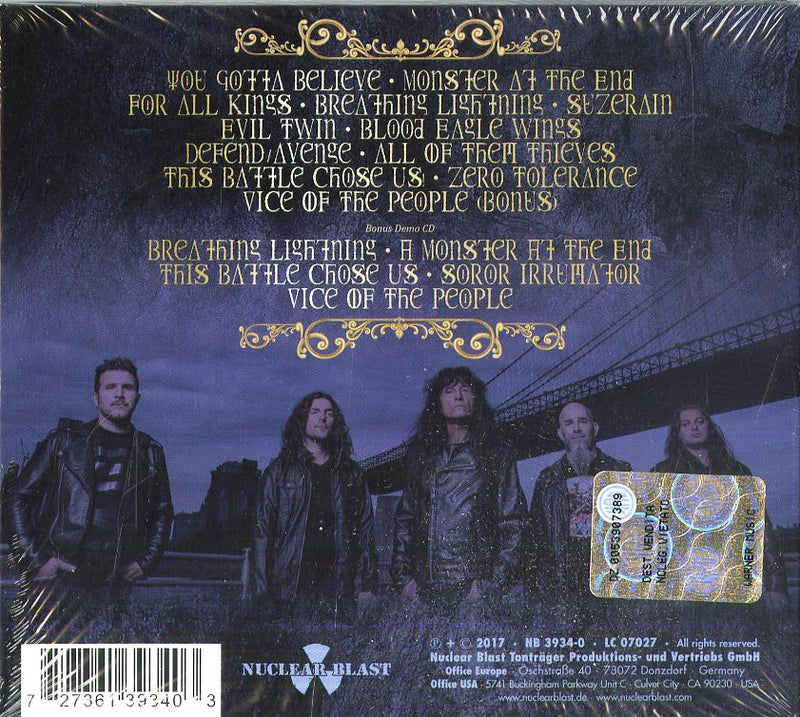 Anthrax - For All Kings Tour Edition Cd 0727361393403