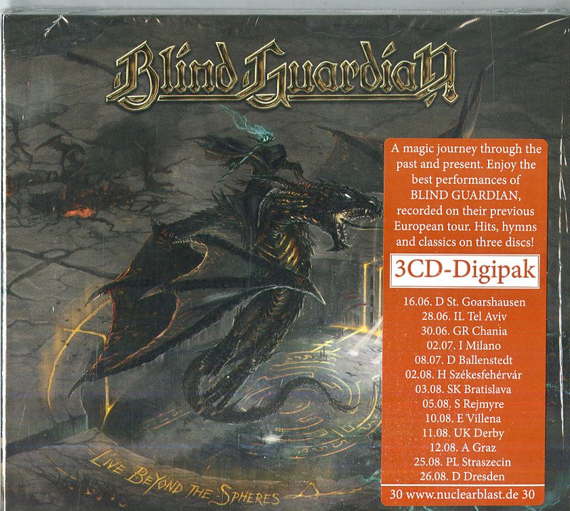 Blind Guardian - Live Beyond The Spheres (Digipak) Cd 0727361401306