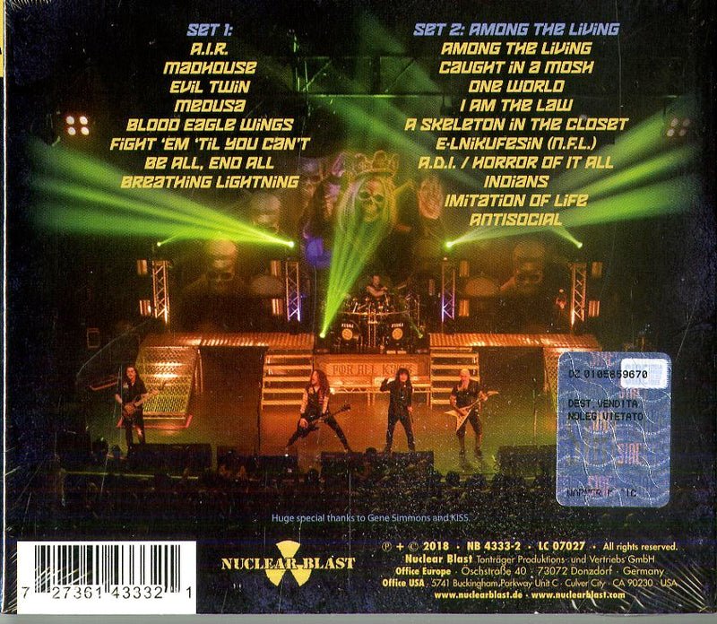 Anthrax - Kings Among Scotland Cd 0727361433321