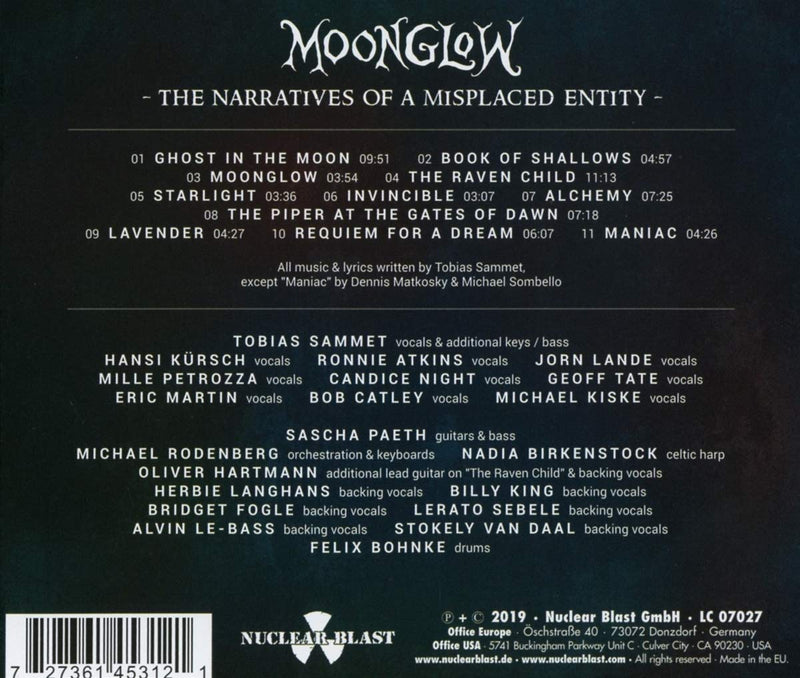 Avantasia - Moonglow Cd 0727361453121