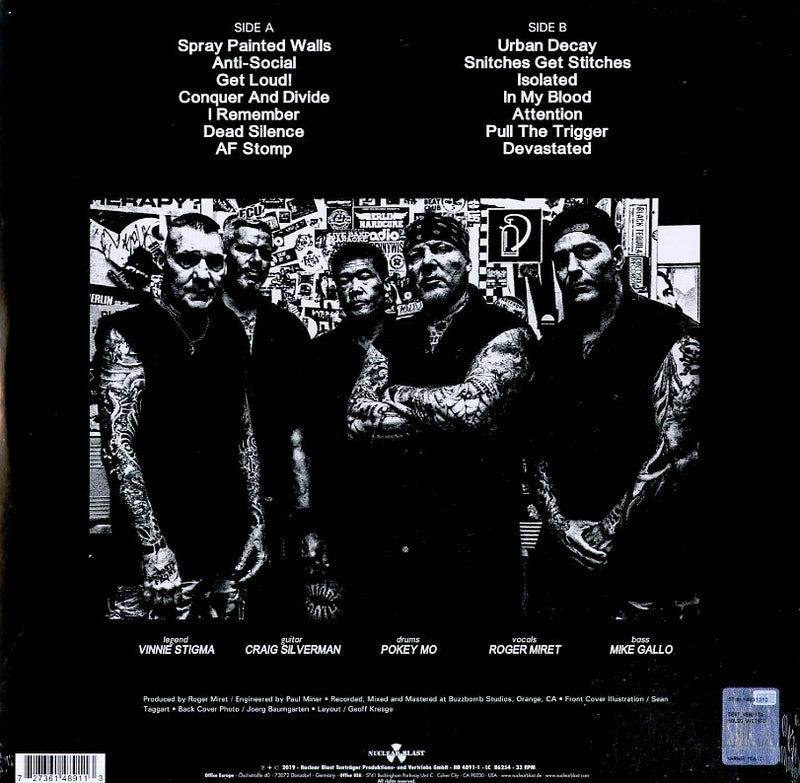 Agnostic Front - Get Loud! (Lp Black) Lp 0727361489113