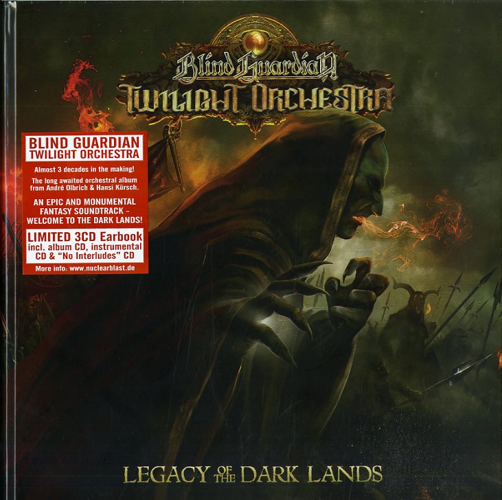 Blind Guardian Twilight Orchestra - Legacy Of The Dark Lands (3 Cd Earbook) Cd 0727361516307