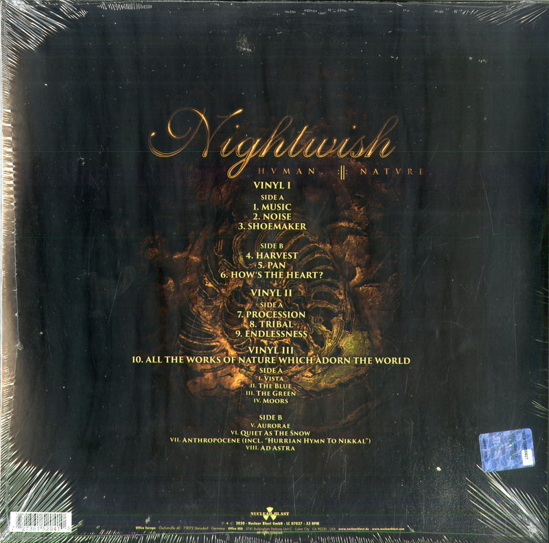 Nightwish - Human Nature (Box 3 Lp) Lp 0727361520410