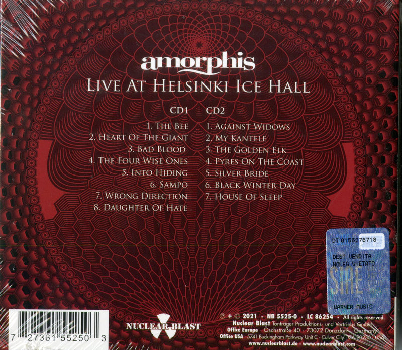 Amorphis - Live At Helsinki Ice Hall (Digipack) Cd 0727361552503