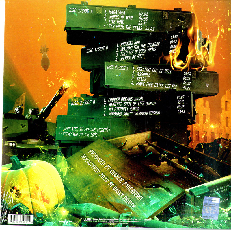 Helloween - Straight Out Of Hell (Remastered 2020) (Vinyl Transparent) Lp 0727361553814