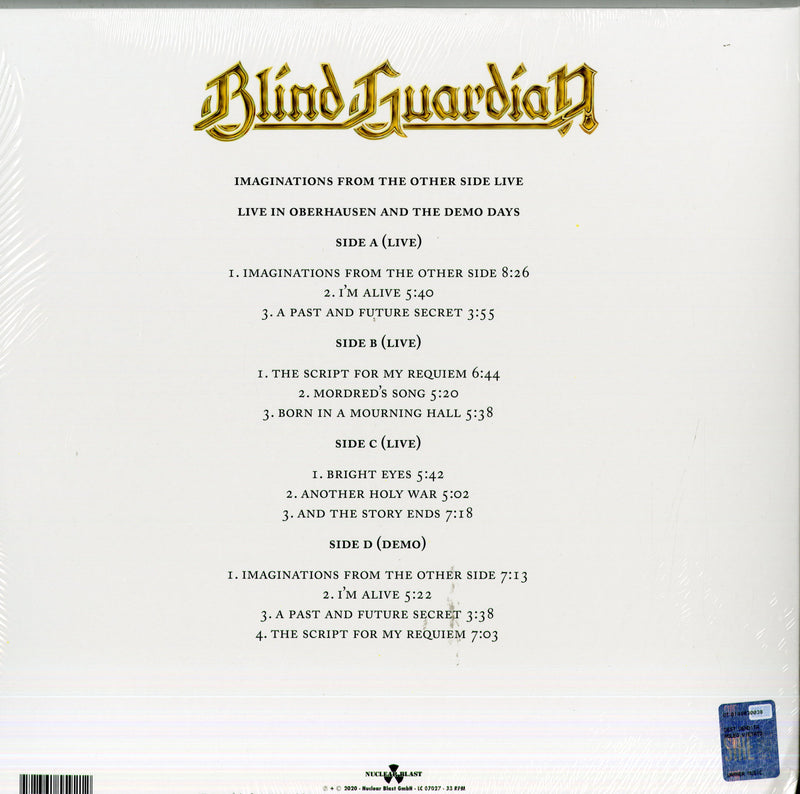 Blind Guardian - Imaginations From The Other Side Lp 0727361559212