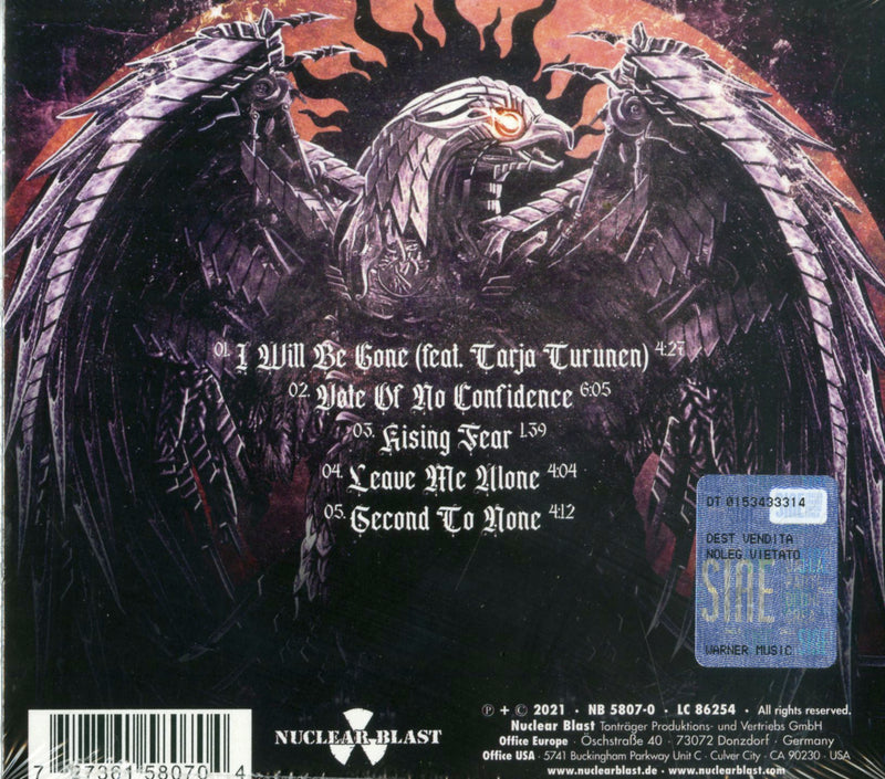 Primal Fear - I Will Be Gone Cd 0727361580704