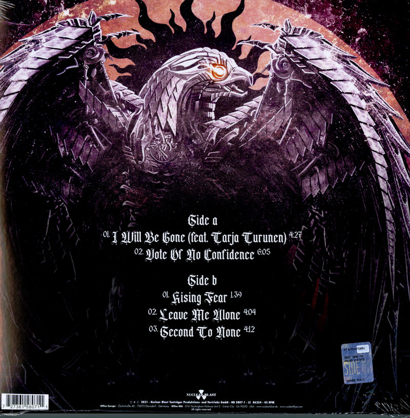 Primal Fear - I Will Be Gone (12") Lp 0727361580711