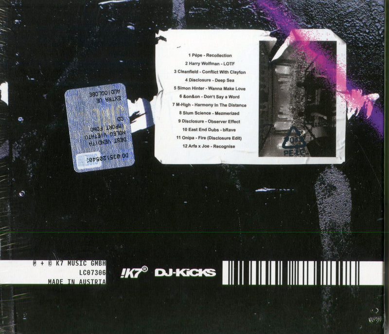 Disclosure - Dj Kicks Cd 0730003739828
