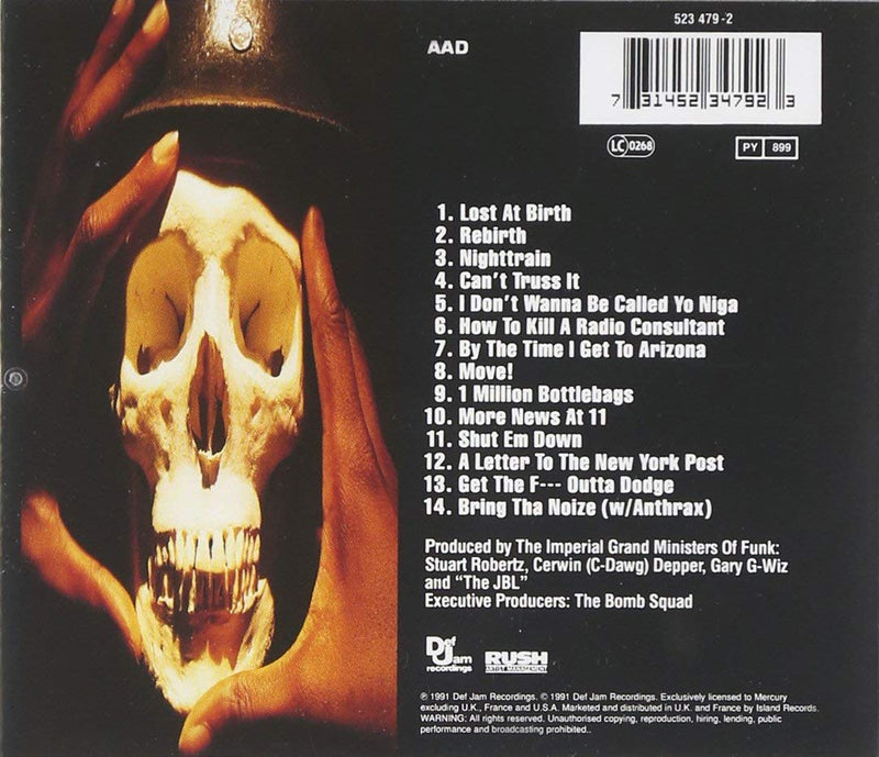 Public Enemy - Apocalypse '91...The Enemy Cd 0731452347923