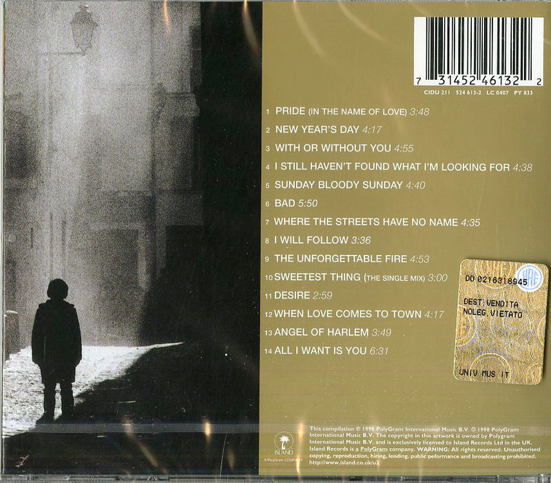 U2 - The Best Of 1980 1990 Cd 0731452461322