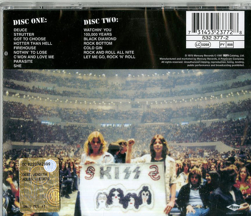 Kiss - Alive Cd 0731453237728