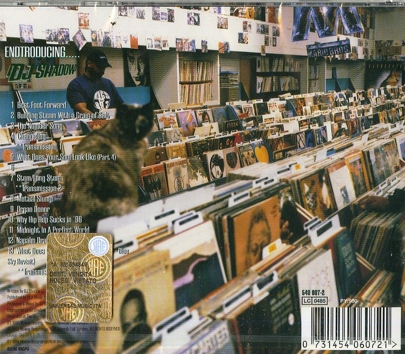 Dj Shadow - Entroducing CD 0731454060721