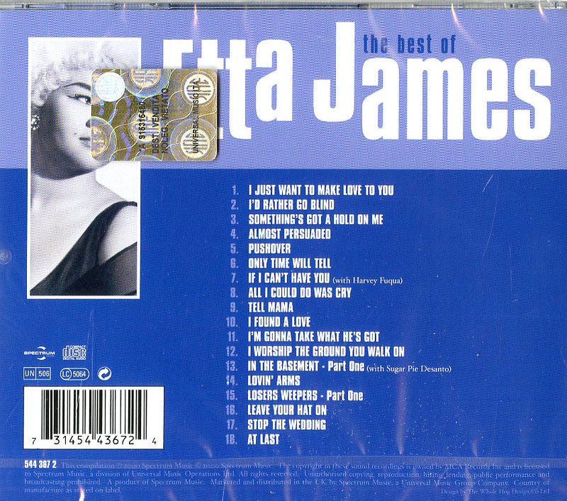 James Etta - The Best Of CD 0731454436724