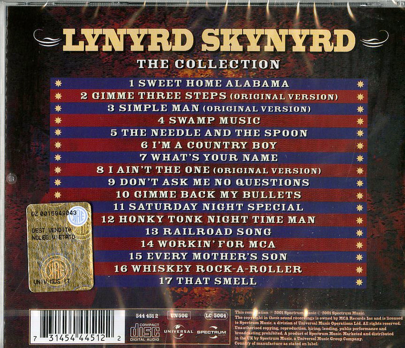 Lynyrd Skynyrd - The Collection Cd 0731454445122