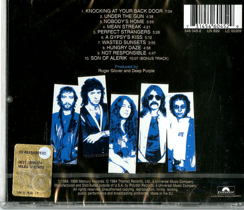 Deep Purple - Perfect Strangers Cd 0731454604529