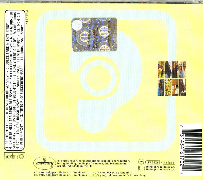 Jovanotti - Capo Horn Cd 0731454617024