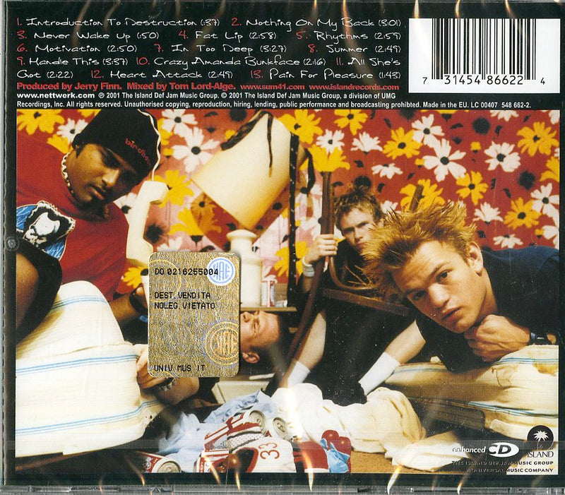 Sum 41 - All Killer No Filler Cd 0731454866224