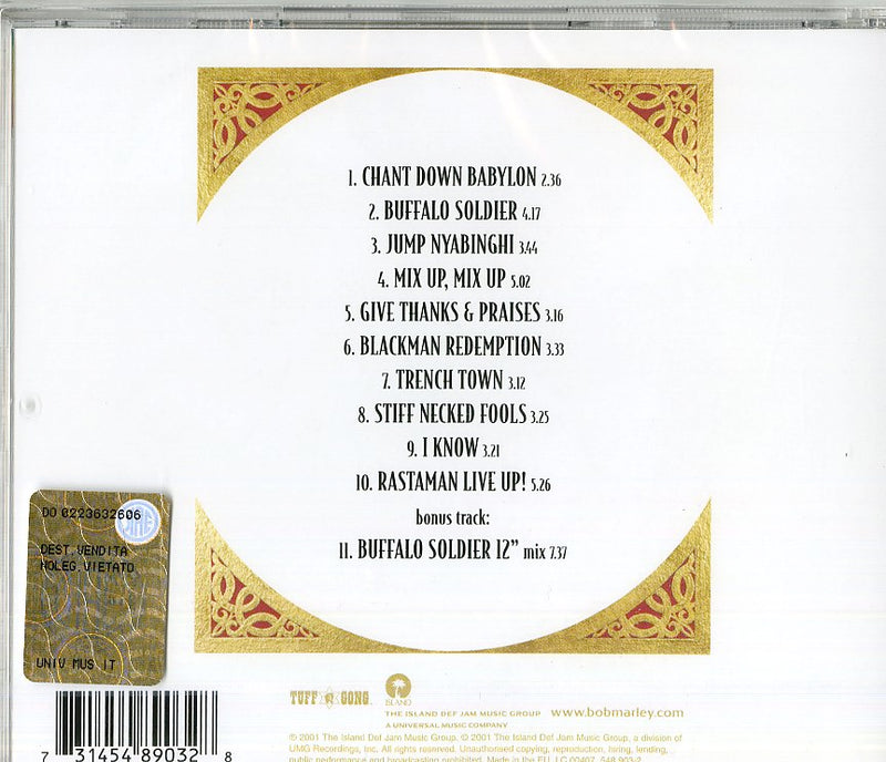 Marley Bob & The Wailers - Confrontation Cd 0731454890328