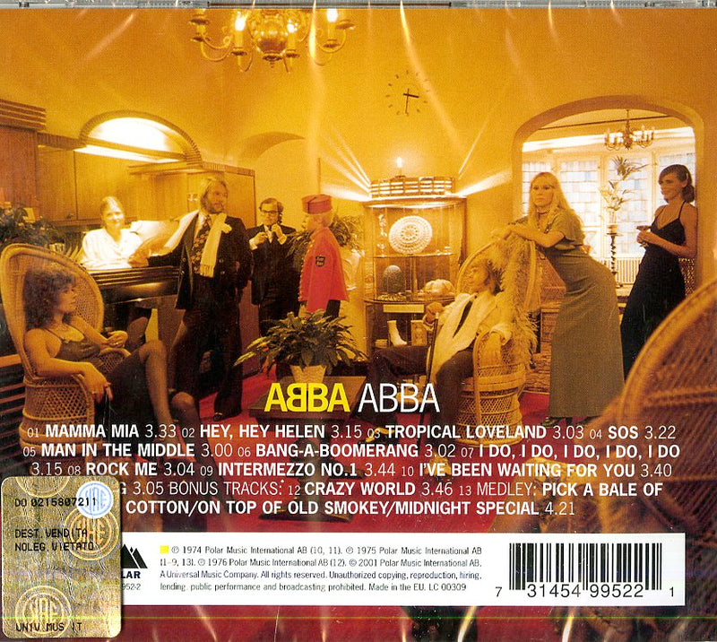 Abba - Abba Cd 0731454995221