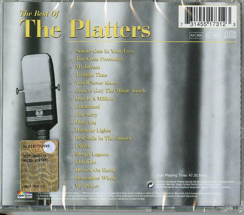 Platters The - The Best Of CD 0731455173123