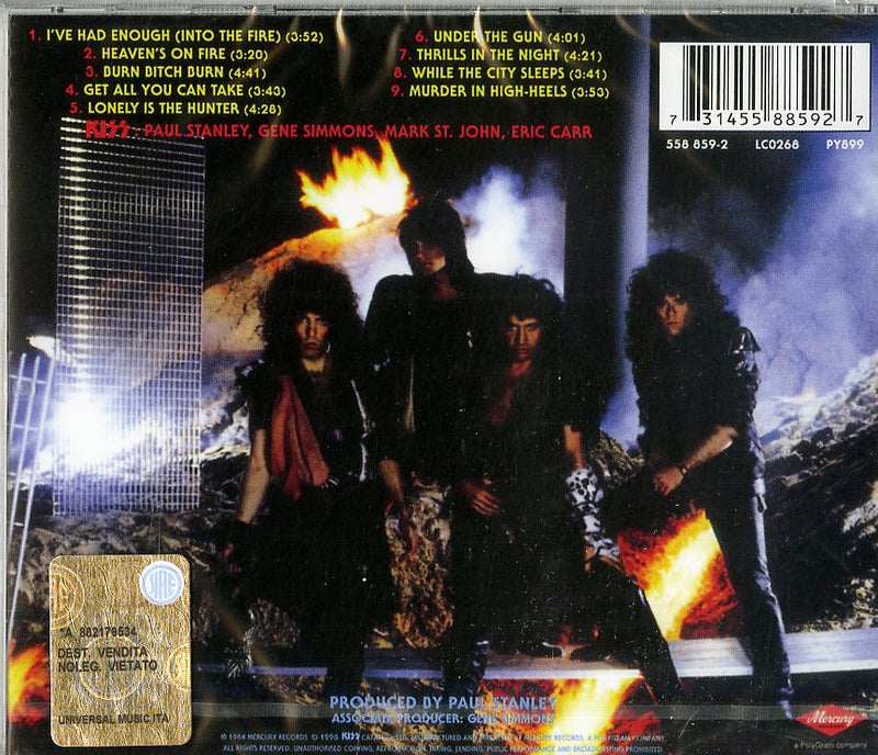 Kiss - Animalize Cd 0731455885927