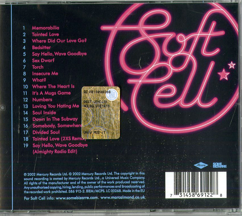 Soft Cell - The Very Best Of CD 0731458691228