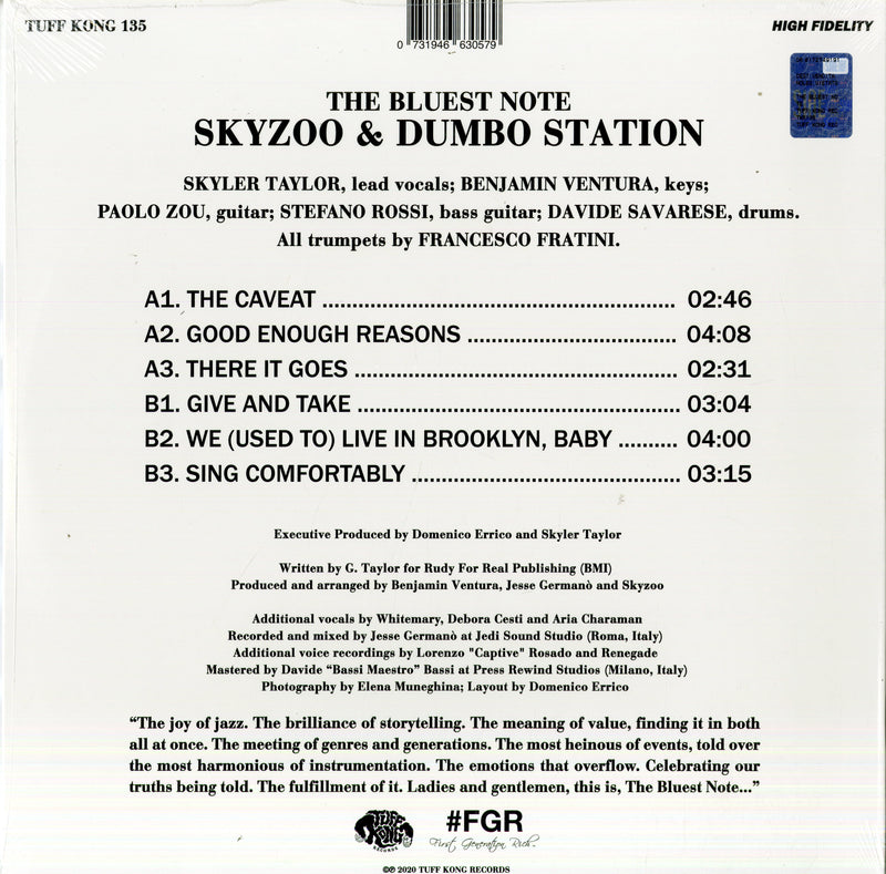 Skyzoo & Dumbo Station - The Bluest Note Lp 0731946630579