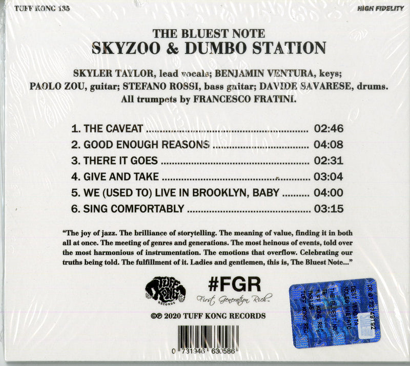 Skyzoo & Dumbo Station - The Bluest Note Cd 0731946630586