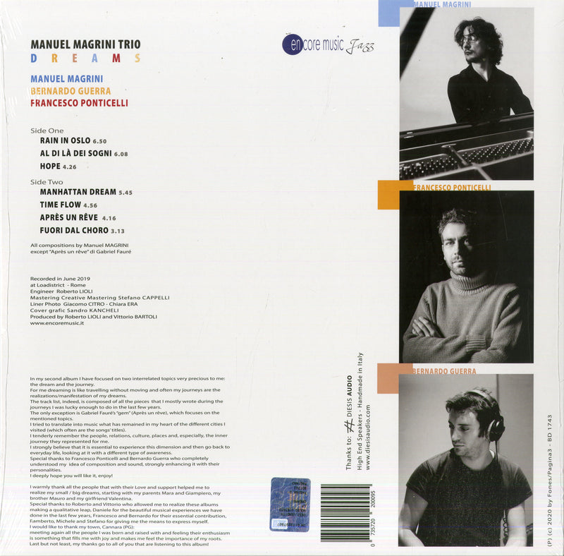 Magrini Manuel - Dreams Lp 0735720200095