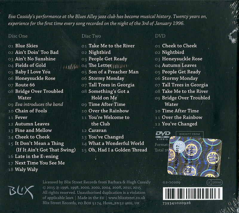 Cassidy Eva - Nightbird (2Cd+Dvd Ltd.Edt.) CD 0739341020926