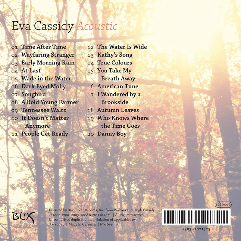 Cassidy Eva - Acoustic Cd 0739341021725