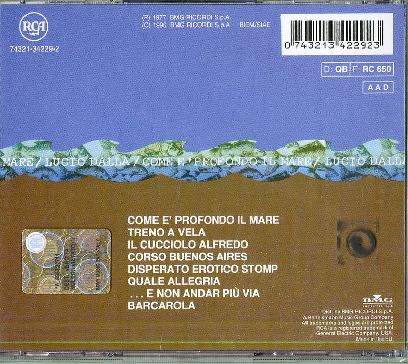 Dalla Lucio - Come E'Profondo Il Mare Cd 0743213422923