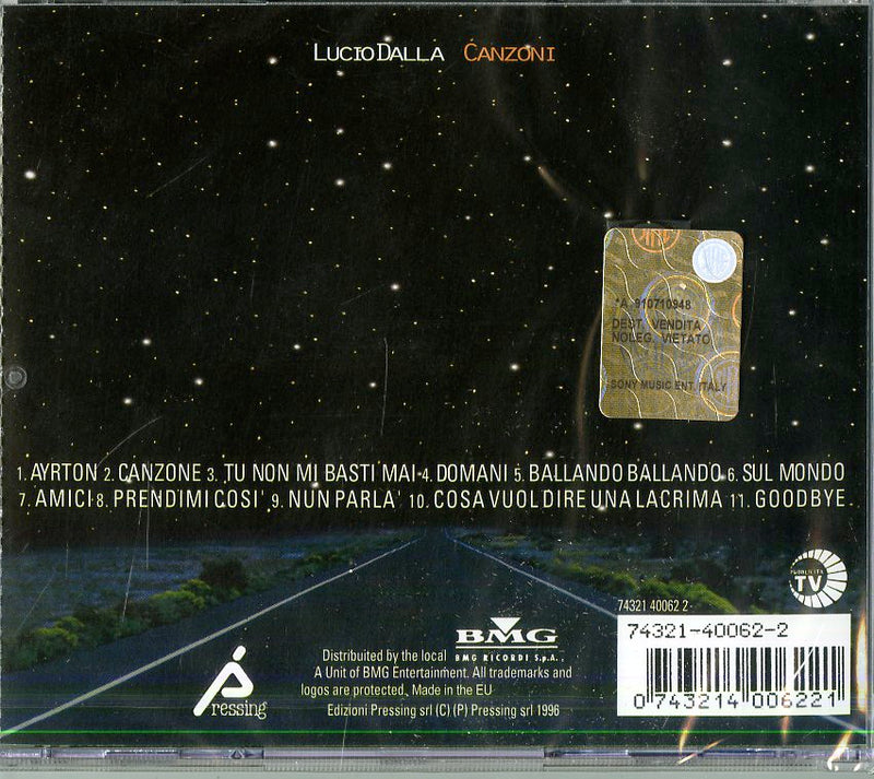 Dalla Lucio - Canzoni CD 0743214006221