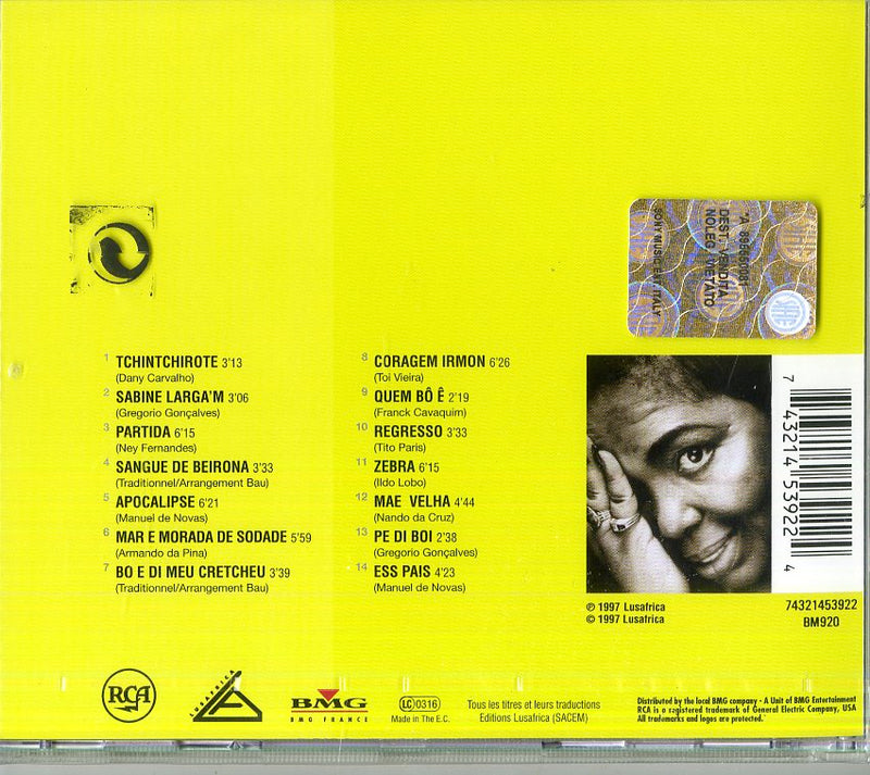 Evora Cesaria - Cabo Verde Cd 0743214539224