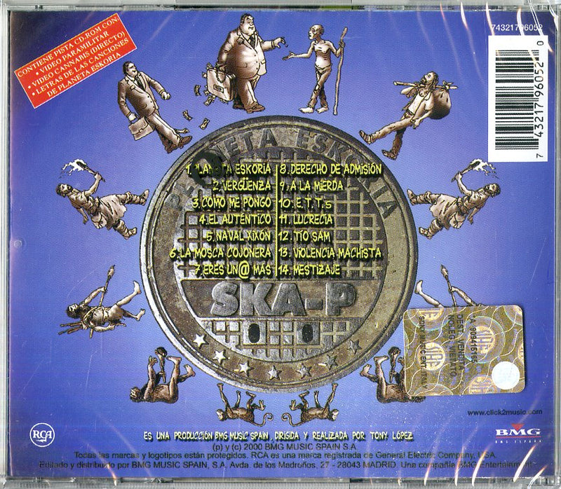 Ska-P - Planeta Eskoria Cd 0743217960520