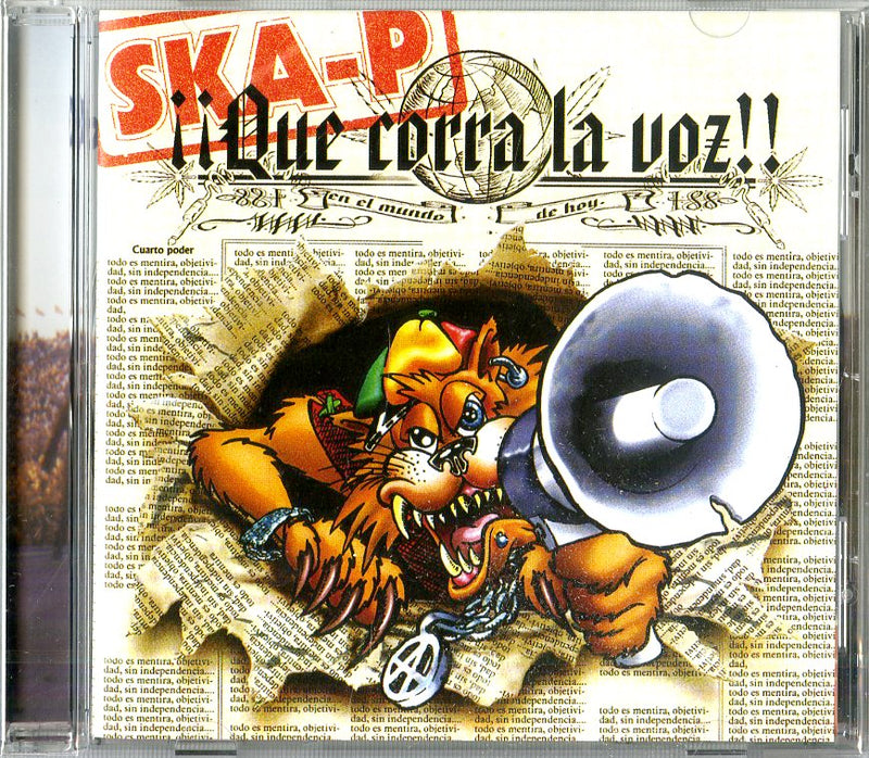 Ska-P - Que Corra La Voz !!! CD 0743219450722