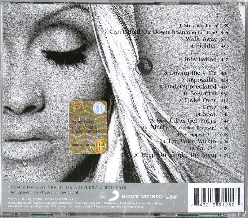 Aguilera Christina - Stripped Cd 0743219612526