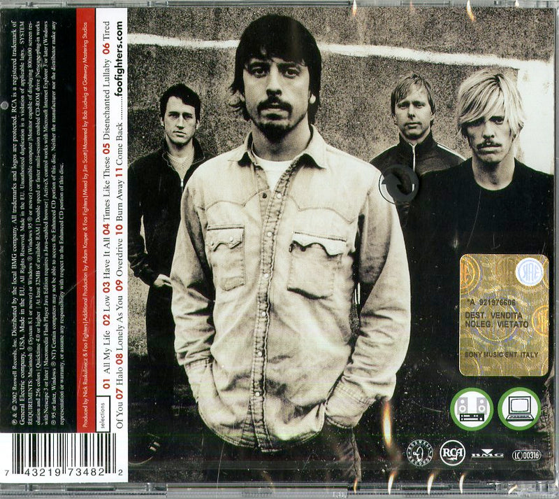 Foo Fighters - One By One Cd 0743219734822