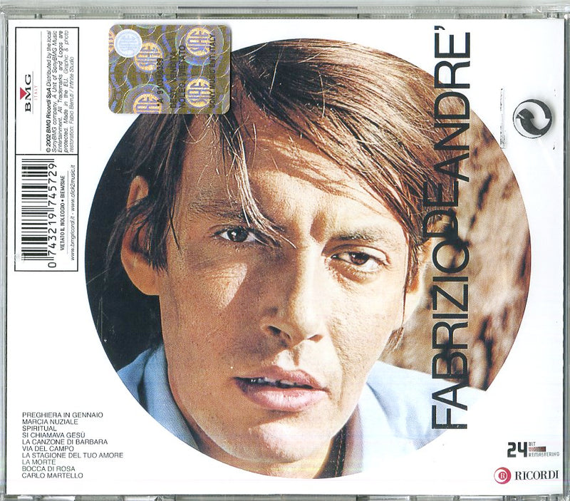 De Andre' Fabrizio - Volume 1 24 Bit Cd 0743219745729