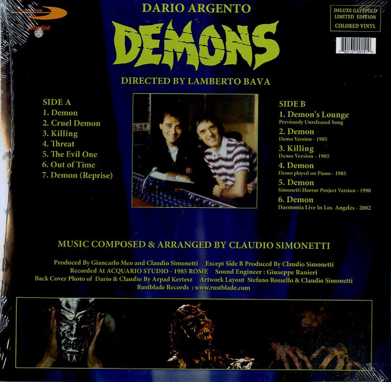 O. S. T. -Demons( Simonetti Claudio) - Demons (Vinyl Purple Edt.) Lp 0760137291510