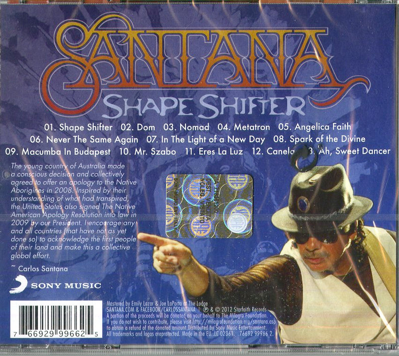 Santana - Shape Shifter Cd 0766929996625