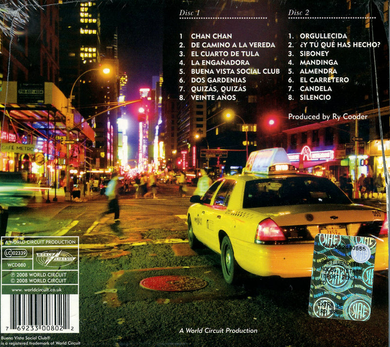 Buena Vista Social Club - Buena Vista Social Club At Carnagie Hall (Live) Cd 0769233008022